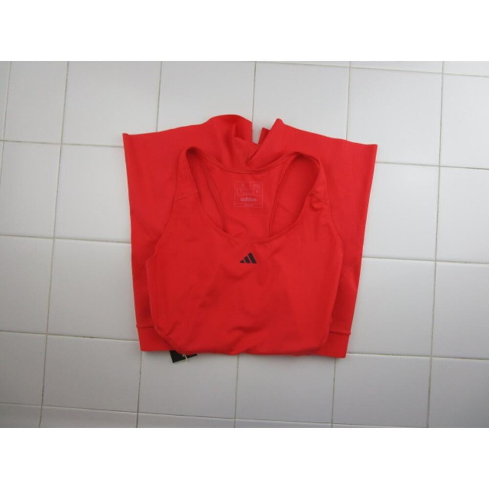 Adidas Power Aeroready One Piece Suit Women's Small Bright‎ Red IA1033